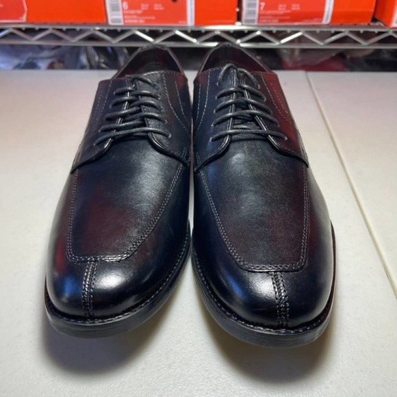 Rockport Style Purpose Plain Toe Oxfords Black - Picture 7 of 8